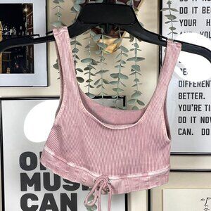 Free People Intimately Dusty Lavender Ribbed Bralette Size XS